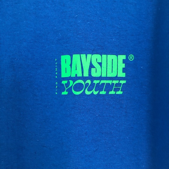 Gildan Youth Night Bright Blue Tee - Picture 2 of 5